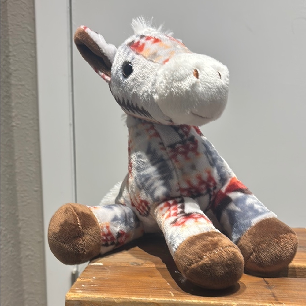 Plush Stuffed Animal Toy - White and Brown